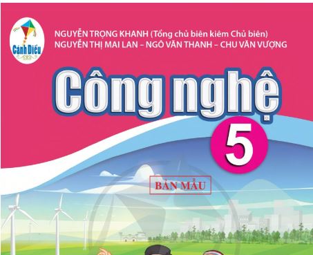 Sách giáo khoa Công nghệ 5 Cánh diều_Miễn phí
